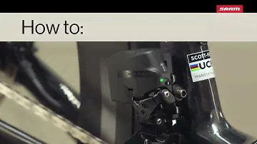 SRAM Road AXS | How to: Monitor AXS battery life
