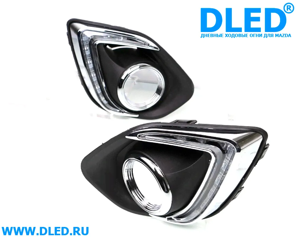 Штатные дневные ходовые огни Dled 2x12w Mitsubishi ASX Outlander 2013-2015