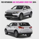🛍 Хромированная накладка на заднюю дверь багажника для Mitsubishi Outlander Sport ASX 2011 - 2013 2014 2015 2016 2017 2018 2019