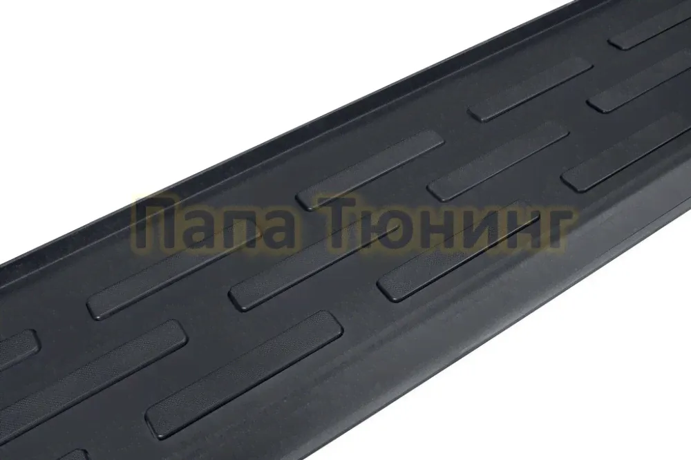 Пороги алюминиевые "Premium Black" 1700 черные Slitkoff для Mitsubishi ASX 2014--3