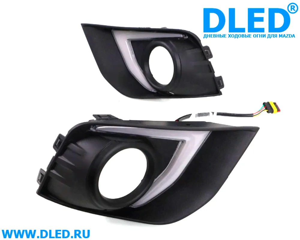 Штатные дневные ходовые огни Dled 2x12w Mitsubishi ASX Outlander 2016-2017-0