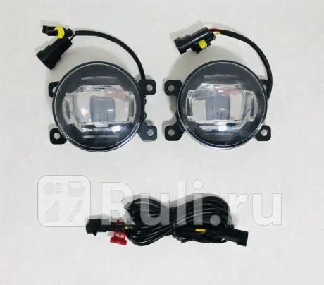 DRN-098LED+W - Светодиодные противотуманные фары (комплект) (DLAA) Mitsubishi ASX (2010-2016)-0