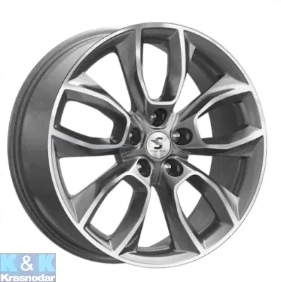 Колесный диск K&K KP001 (18_ASX) 7x18 5x114.3 ET46 67.1 Diamond gloss graphite