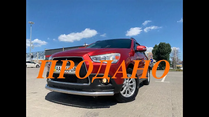 Отличный городской кроссовер. Официал Mitsubishi ASX 2011 год, 1.8 вариатор.