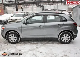 Рейлинги OEM-style на Mitsubishi ASX 2010+/2013+/2018+ | черные