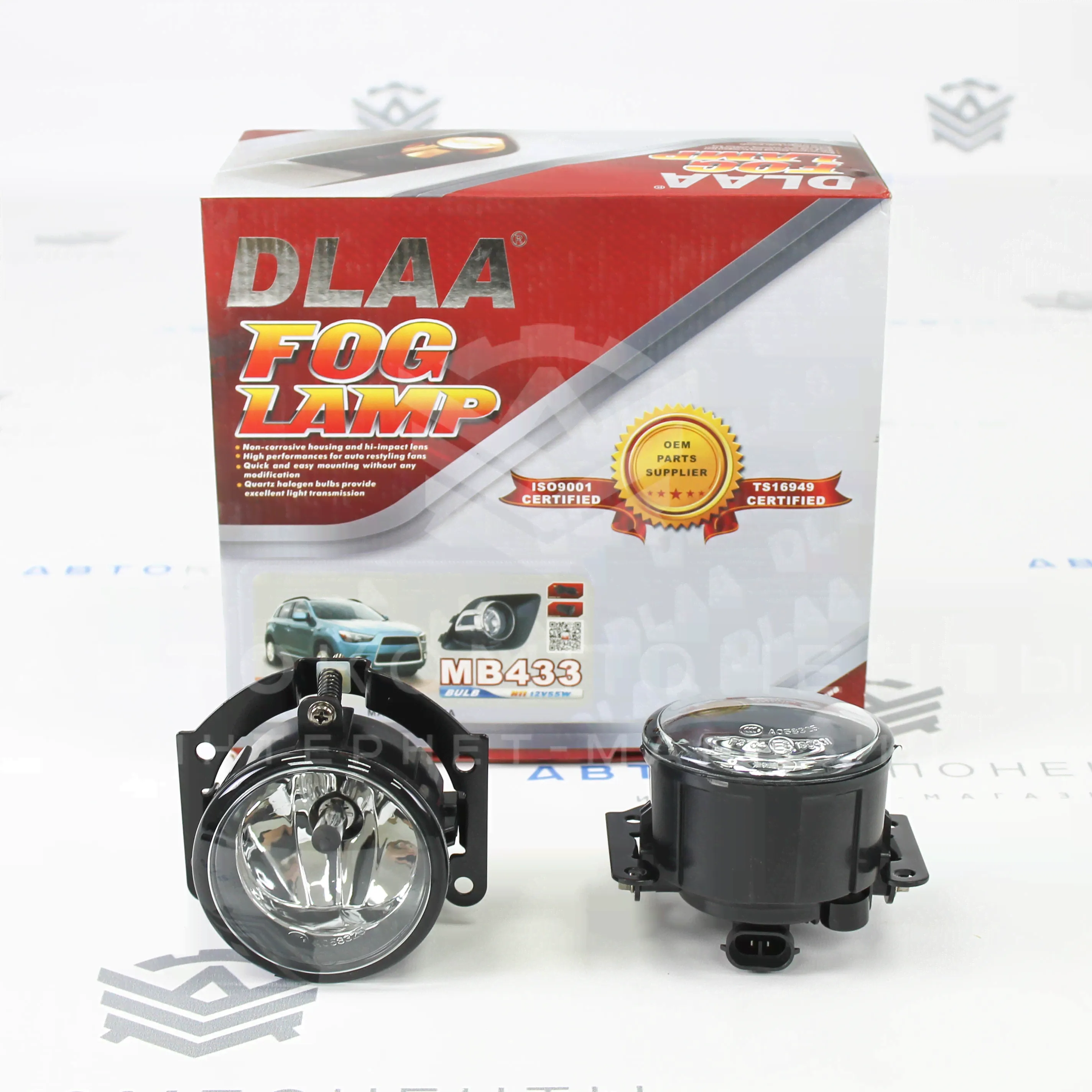 Противотуманные фары (ПТФ) "DLAA" MB433 Mitsubishi ASX-0