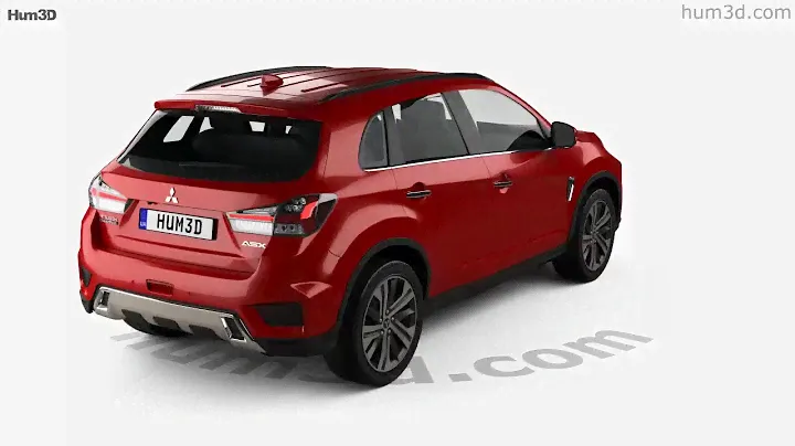 Mitsubishi ASX 2022 3D model by 3DModels.org