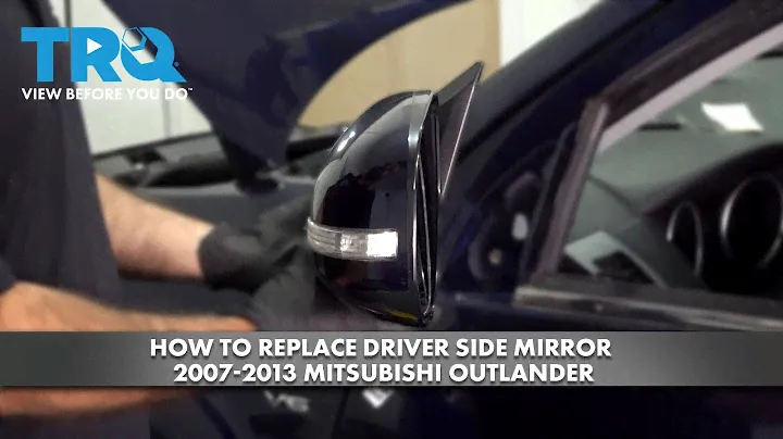 How to Replace Driver's Side Mirror 2007-2013 Mitsubishi Outlander
