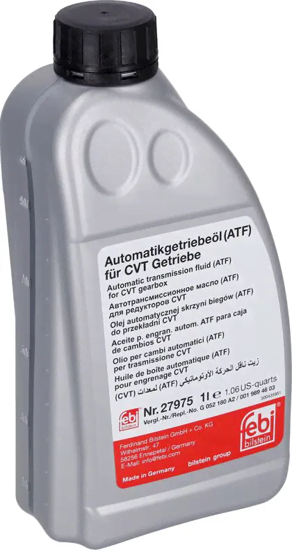 Масло в АКПП (трансмиссионное) Febi Bilstein желтое (1 л) для Mitsubishi ASX I 2010-2024. Артикул 27975