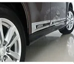 MZ314460 Наклейки на нижние накладки дверей черные с логотипом ASX Mitsubishi Original для Mitsubishi ASX