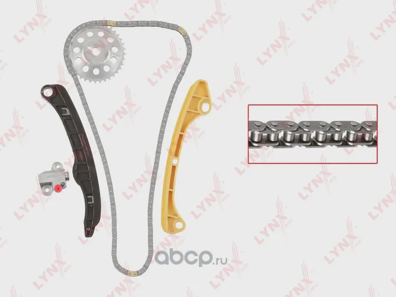 Комплект цепи ГРМ MITSUBISHI ASX/Lancer X/Colt VI mot.1,3…1,6L LYNXauto-0