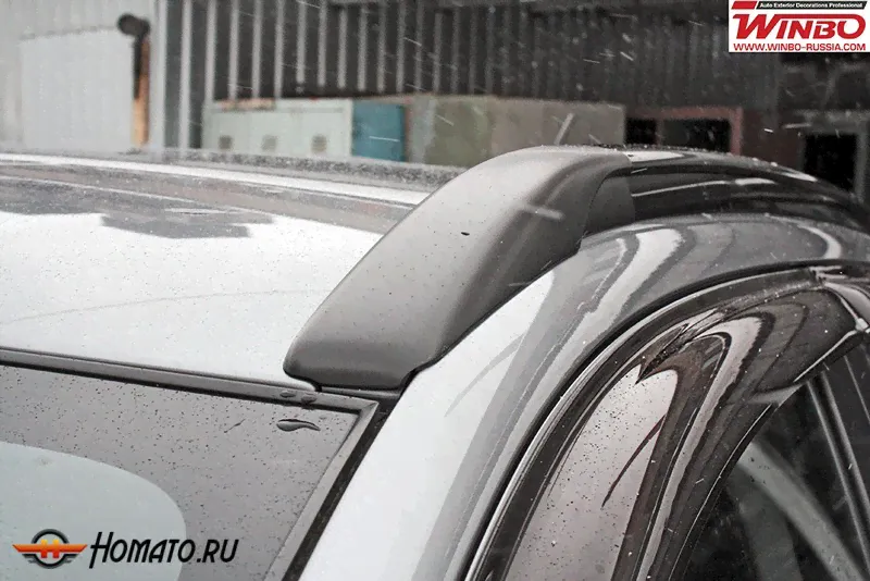 Рейлинги OEM-style на Mitsubishi ASX 2010+/2013+/2018+ | черные-3