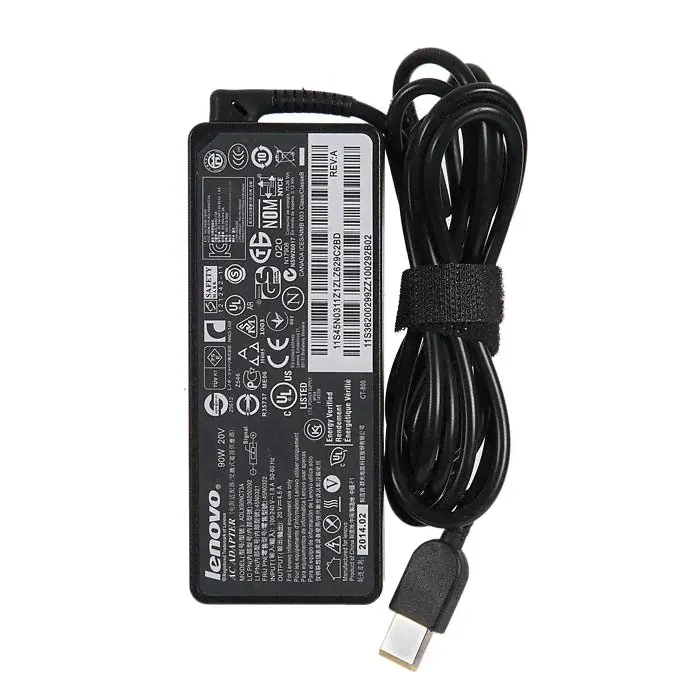 БП для ноутбука Lenovo,ASX,90Вт/20В/4.5А/(прямоугольный коннектор), пакет, черный-0