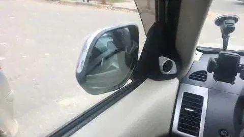 Mitsubishi Outlander XL. Раскладка зеркал на ходу, скрытая функция