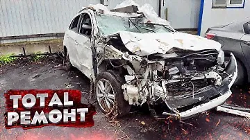 «ТОТАЛ» 😱 КУЗОВНОЙ РЕМОНТ Mitsubishi ASX. ВОЗВРАЩЕНИЕ НА ДОРОГИ ГОРОДА. ПЕРЕВЕРТЫШ.TOTAL BODY REPAIR