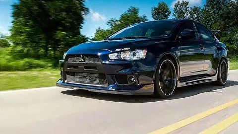 Установка раздвоенного выхлопа на Mitsubishi Лансер 10, прямоток Fortluft