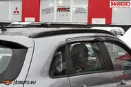 Рейлинги OEM-style на Mitsubishi ASX 2010+/2013+/2018+ | черные