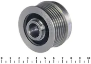 Обгонная муфта шкива генератора M.3/AXELA,6,ATENZA MMC 4B10/4B11/4B12 ASX,LANCER,OUTLANDER,DELICA Cit.C-CROSSER 2.0/2.4 PA1006 "Lynx" (Япония)