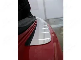 Накладка на задний бампер для Mitsubishi ASX (с силиконом)