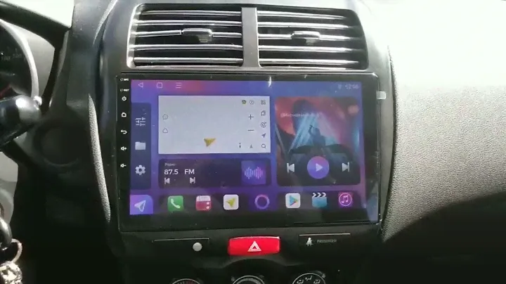 Mitsubishi ASX магнитола UNISON A400 (2+32Gb) . Установка , настройки