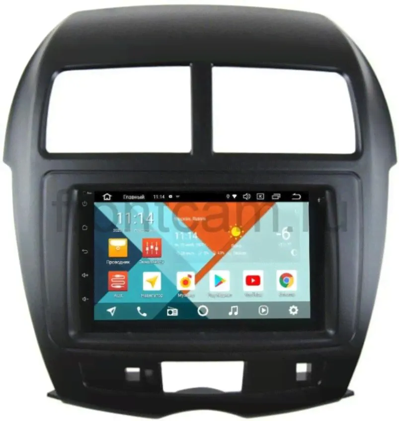 Штатная магнитола Mitsubishi ASX I 2010-2018 Wide Media KS7001QR-3/32-RP-MMASX-69 на Android 10 (DSP CarPlay 4G-SIM)