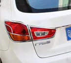 Окантовки задних фонарей Mitsubishi ASX 2014-, хром