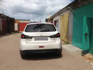 Задние светодиодные фонари Evil тонированные для Mitsubishi ASX