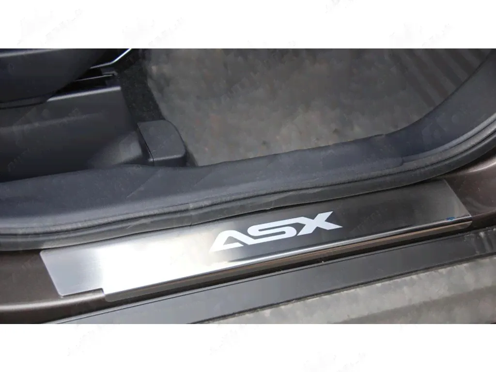 Накладки на пороги для Mitsubishi ASX-1